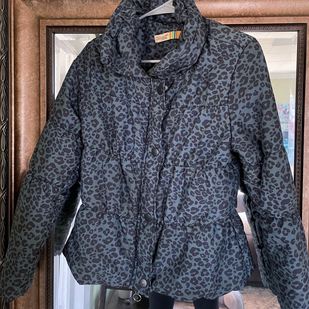 VINTAGE CHEETAH PRINT TRUE GRIT JACKET